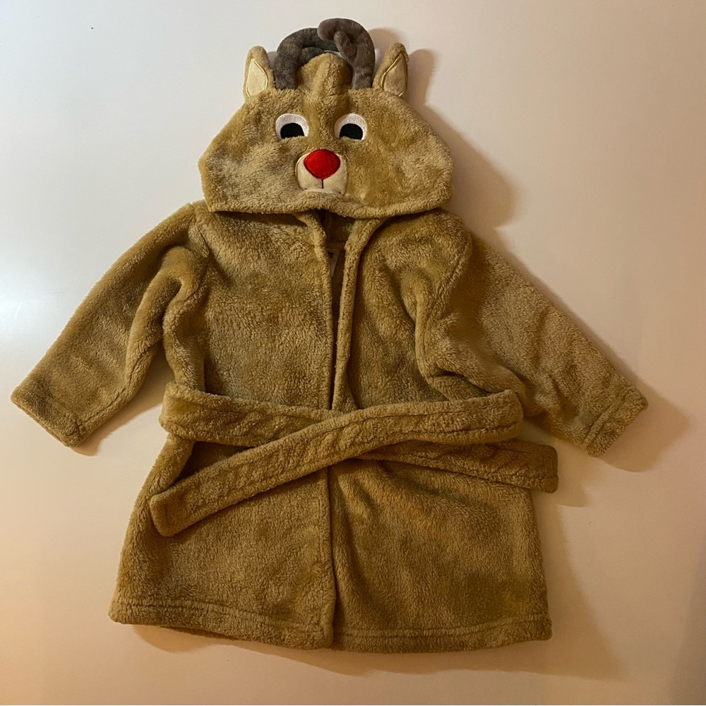 Adorable Reindeer Hooded Robe